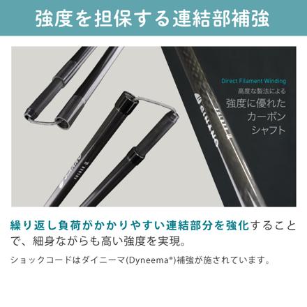 シナノ トレッキングポール フォールダー UL ブラック 105cm 510310 1本