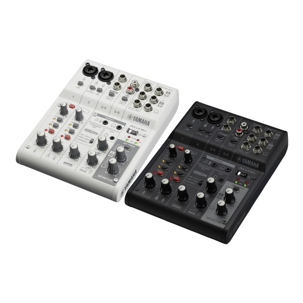 ヤマハ YAMAHA ライブストリーミング 6チャンネルミキサー AG06MK2 B ブラック