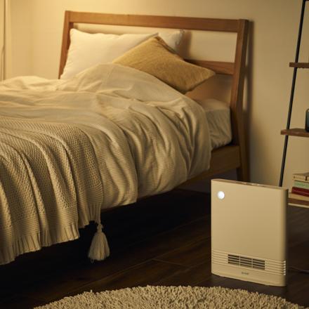 QUADS 暖房 セラミックヒーター スリムエナヒートS QS423IV アイボリー