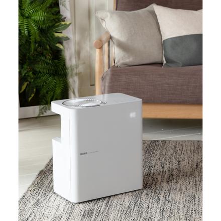 サンカ パワースチーム式加湿器 SSH-8000WH ホワイト サーキュレーター搭載