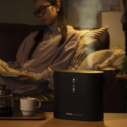 サンカ UVスチーム式加湿器 SSH-2100UVBK ブラック