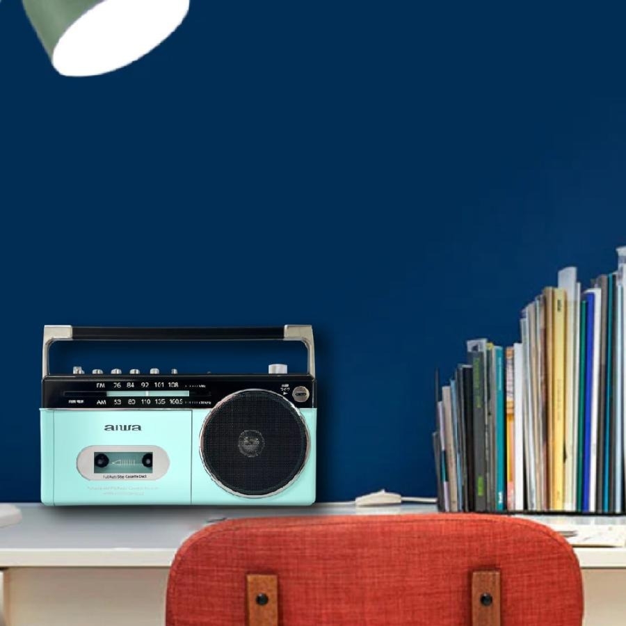 aiwa アイワ ラジカセ audio-G RCP3 パステルグリーン Bluetooth ワイドFM GAA4-RCP0003