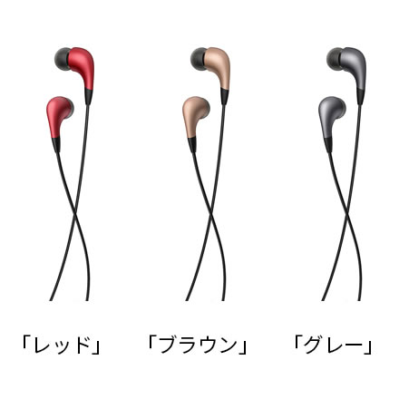 JVC インナーイヤーヘッドホン HA-FX6-H グレー プラグφ3.5mm（メール便）