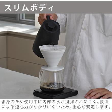 ハリオ 電気ケトル エレクトリックケトル ライラ ECK-80-W ホワイト