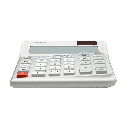 カシオ 人間工学電卓 左手用 デスクタイプ DE-12D-L-WE-N