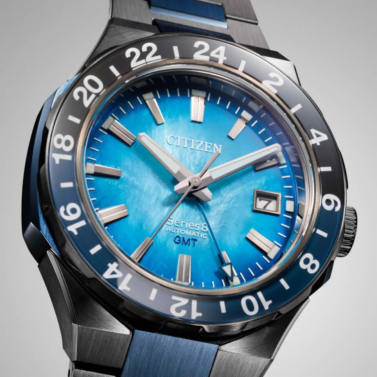 シチズン NB6036-52N [シリーズ8]Series8 メンズ 880 メカニカル 100周年【限定】＆腕時計ケース watch-case002