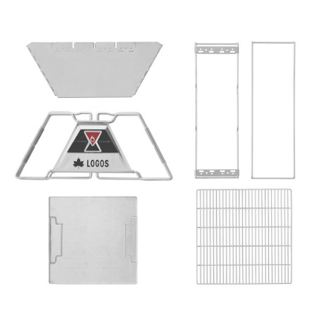 ロゴス LOGOS the ピラミッドTAKIBI XL 81064161 たき火台シート付き