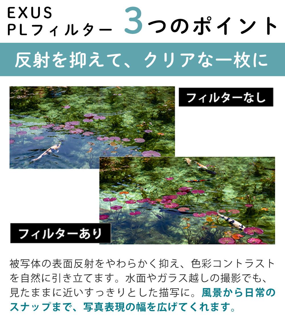 マルミ光機 レンズフィルター 偏光フィルター EXUS サーキュラーPL 67mm ＆ King 強力乾燥剤 OZO-Z10