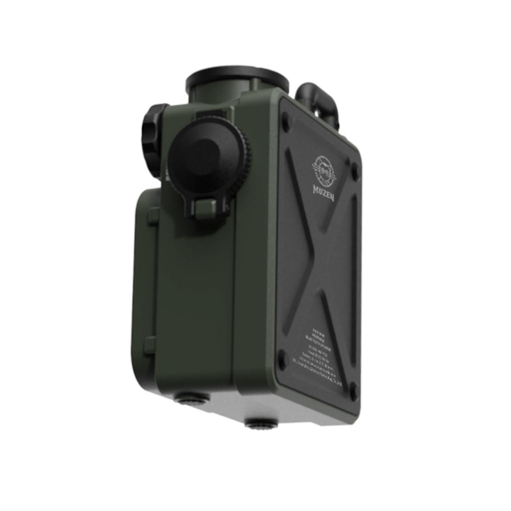【正規品】MUZEN Bluetoothスピーカー Wild Mini 第2世代 MW-PVXI2 ジャングルグリーン ＆ストラップ＆ポーチ