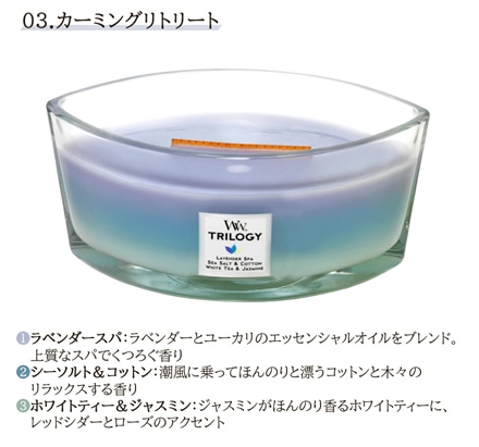 カメヤマキャンドル WoodWick WW トリロジーハースウィックL フルーツテンプテーションズ WW940054001