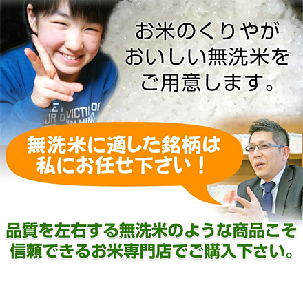 白米 くりやの無洗米 6kg 2kg×3袋 群馬県産 いなほっこり 令和6年産