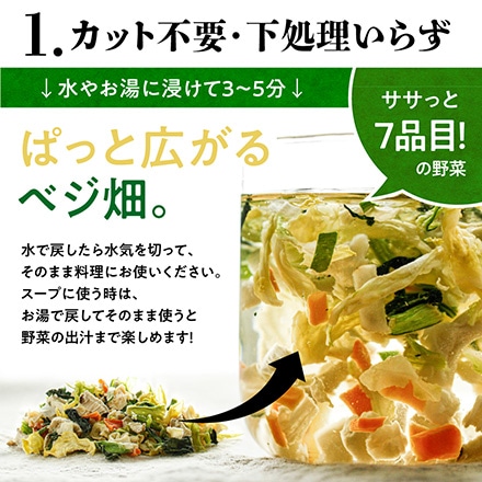 タマチャンショップ ななつのしあわせベジ畑 50g 乾燥野菜 和風ベース