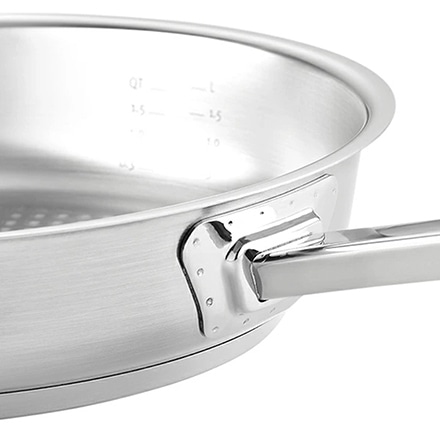 Fissler フィスラー オリジナル プロフィ コレクション フライパン ガス火 IH対応 28cm シルバー 084-378-28-100