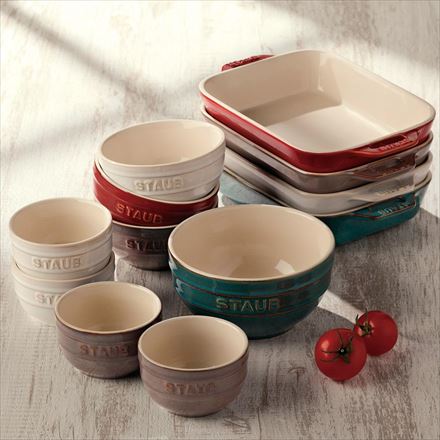 staub ストウブ ビンテージカラー セラミックボウル 14cm アンティークグレー 40511-862 ボール 電子レンジ対応