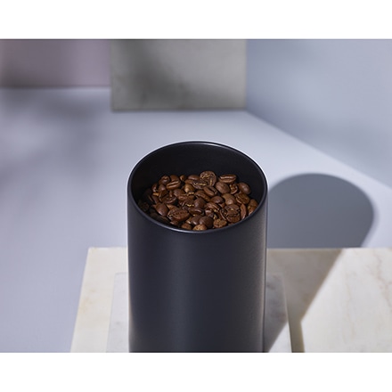 cores コレス コーヒーキャニスター ブラック C820BK 磁器 コーヒー豆 高い気密性 風味 シンプル