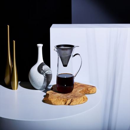 チタンコーンフィルター グレー C261GY コーヒーフィルター コーヒードリッパー ハンドドリッパー 食洗器可