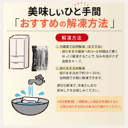 北海道産 秋刀魚 1kg（8本入り）