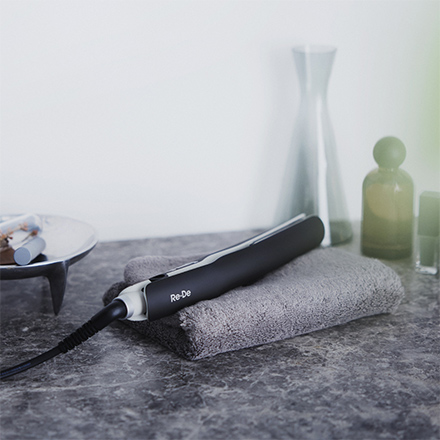 Re・De Hair Straight Smooth ストレートヘアアイロン スムース ブラック HS01A-BK