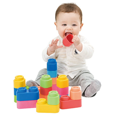 Clementoni ベビークレミー やわらかブロック 基本セットボックス