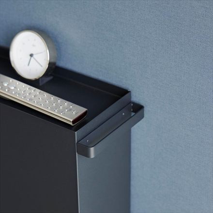 tower タワー ハンドル付き隠せるコミックラック ブラック 1486