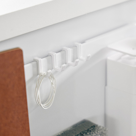 tower タワー フィルムフックスチールパネル ワイド ホワイト 1512