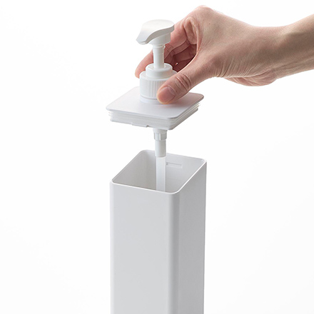 tower タワー たっぷり洗剤が出るマグネットディスペンサー ボディソープ ホワイト 1536