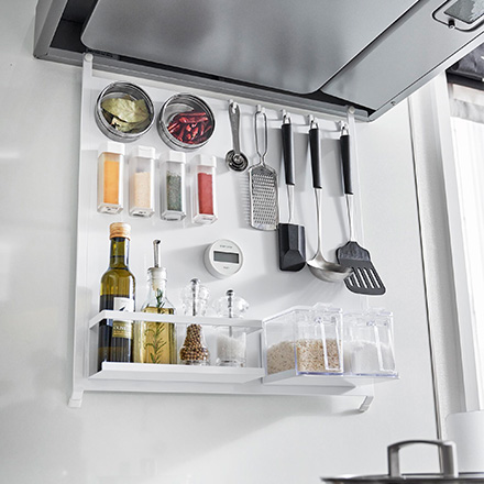 tower タワー レンジフードスチールパネル ホワイト 1735