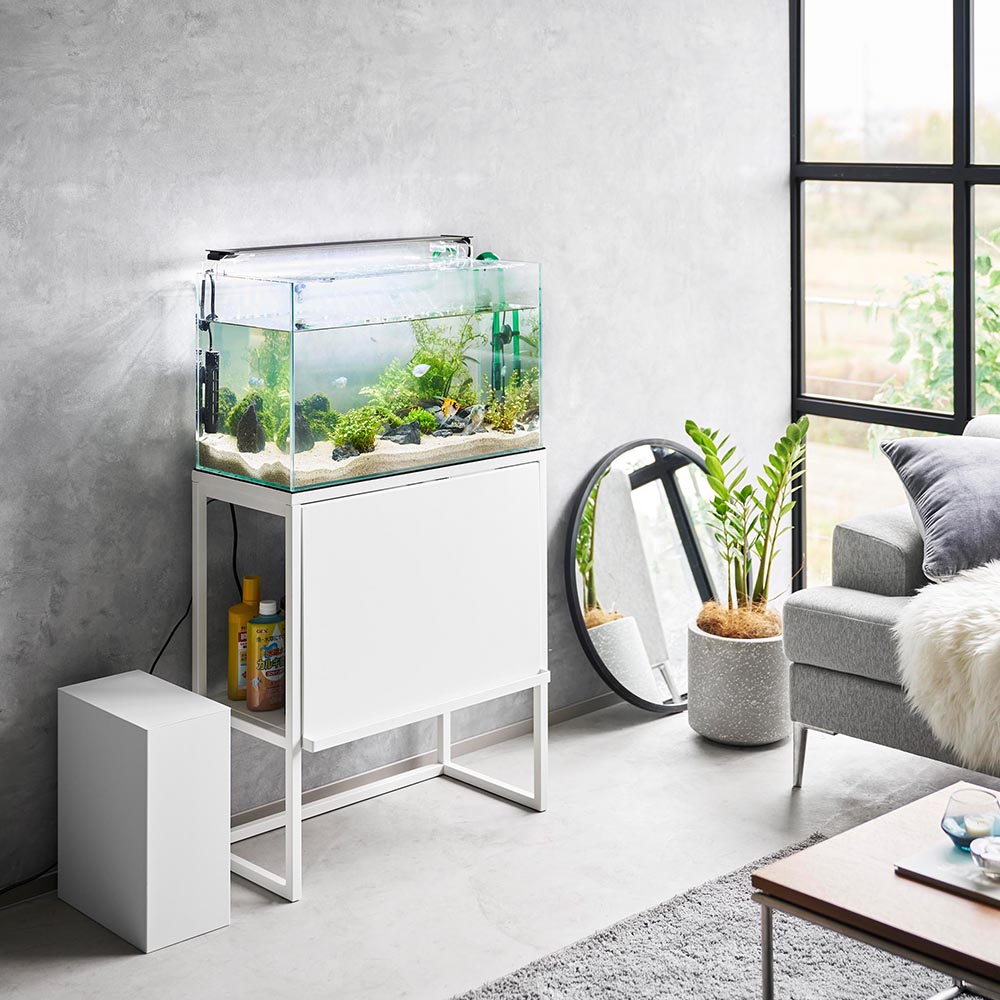 tower タワー 水槽横収納ボックス ホワイト 1891