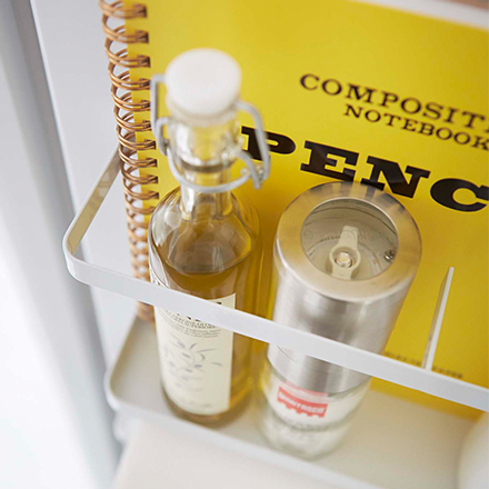 tower タワー マグネット冷蔵庫サイドラック ホワイト 2744