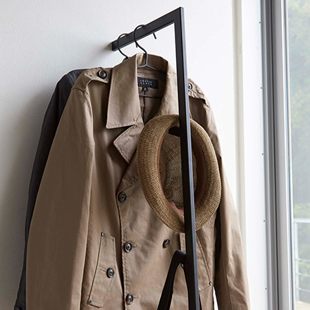 LINE ライン スリムコートハンガー ブラック 2768