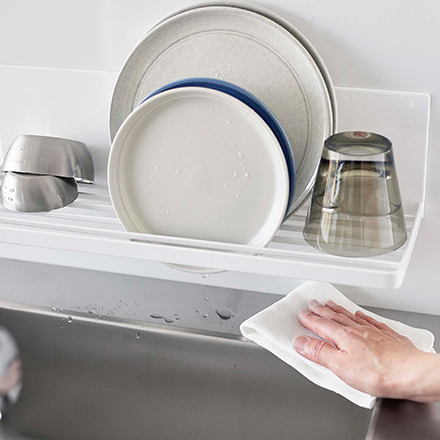 tower タワー マグネット水切りラック ホワイト 3781