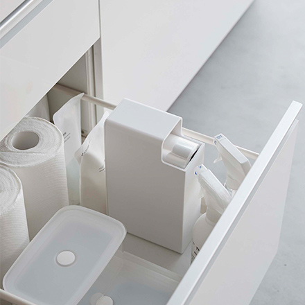 tower タワー スリムプラスチックバッグケース ホワイト 3976