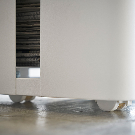 tower タワー キャスター付ニューズラック ホワイト 4763