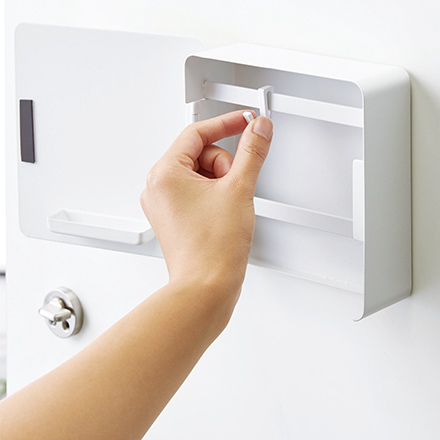 tower タワー マグネットキーフック2段 ホワイト 4799