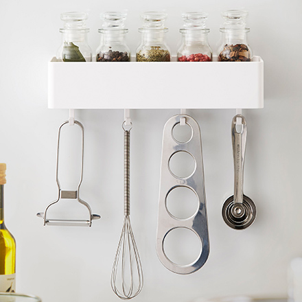 tower タワー マグネットストレージラック ホワイト 4846