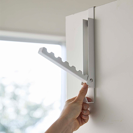 tower タワー 使わない時は収納できるドアハンガー ホワイト 5514