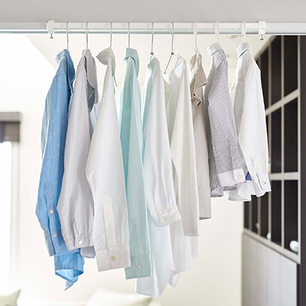 tower タワー 室内物干しハンガーバー ホワイト 5619