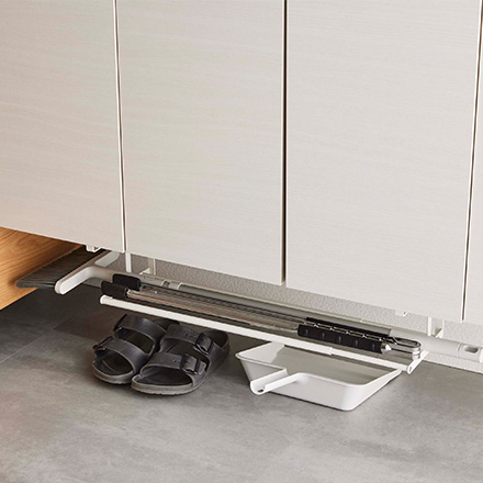 tower タワー 浮かせる伸縮シューズラック ホワイト 5631