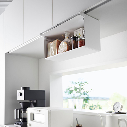 tower タワー 戸棚下ブレッドケース ホワイト 10256