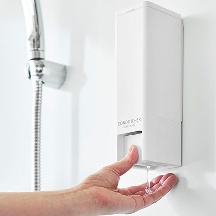 tower タワー 下から出るマグネットディスペンサー コンディショナー ホワイト 10292