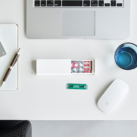 tower タワー 密閉スリムピルケース ホワイト 10662