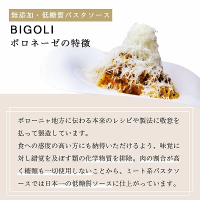 京都有名 パスタ 専門店 BIGOLI 生パスタ & パスタソース 太麺 2.5mm 240g(2人前)×7袋 ボロネーゼ 1kg