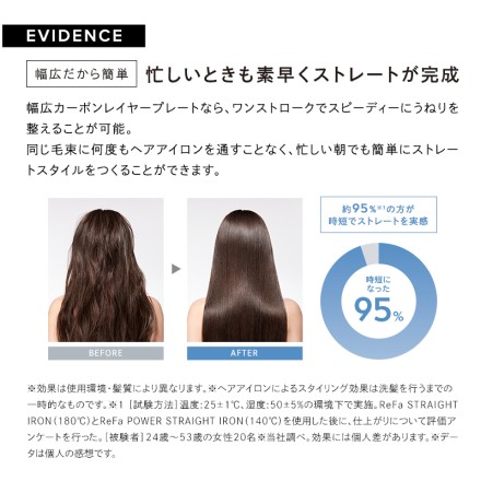 MTG ReFa POWER STRAIGHT IRON ブラック RE-CA-03A 当店限定2年保証付