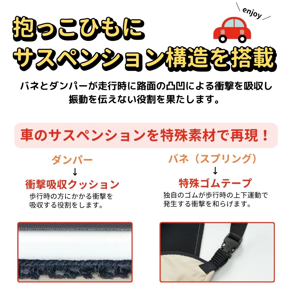 EIGHTEX エイテックス ユーモベビー 2WAYキャリー 抱っこ紐 対面抱っこ 前向き抱き 洗濯可 はっ水生地 メッシュ生地 ブラック