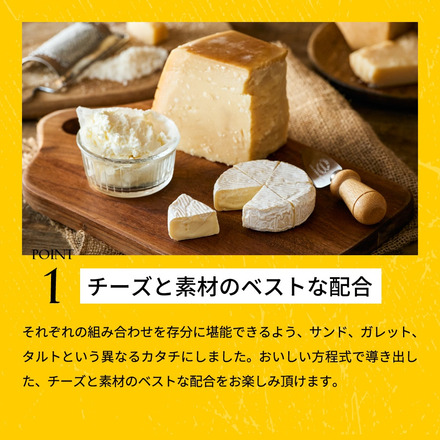 +Cheese プラスチーズ それはおいしい方程式！ 14個入り （チーズサンド6個・チーズガレット4個・チーズタルト4個）