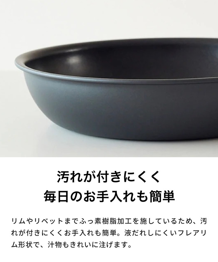 マイヤー MEYER ミッドナイト フライパン 26cm MNH-P26 IH対応 ガス火対応