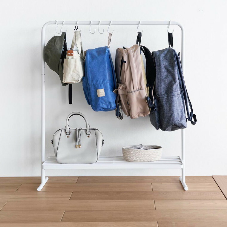 山崎実業 tower バッグ収納ラック タワー 10157 10158 / ブラック