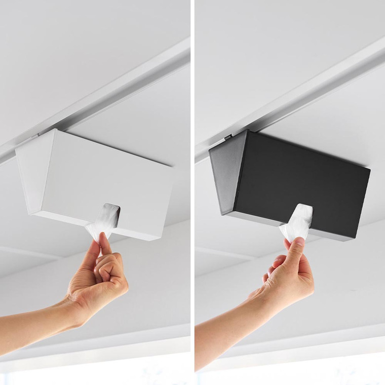 tower 戸棚下プラスチックバッグケース タワー 山崎実業 10252 10253 / ホワイト