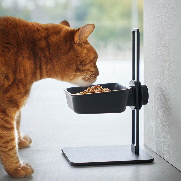 nooks 高さ調節ペットフードボウルスタンド ヌークス 山崎実業 10262 10263 / ホワイト