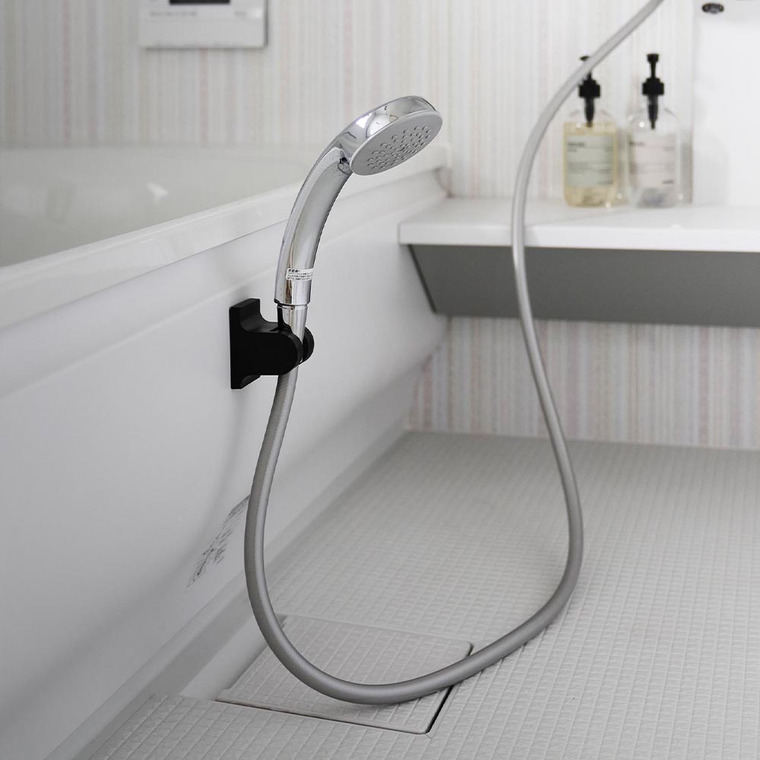 角度が調節できるフィルムフックシャワーホルダー タワー 山崎実業 tower 10288 10289 ホワイト ブラック / ホワイト